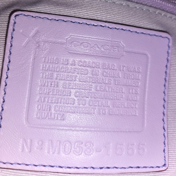 #56 - Coach Limited Edition Rare Lilac Soho Baguette With Dust Bag - Picture 11 of 16